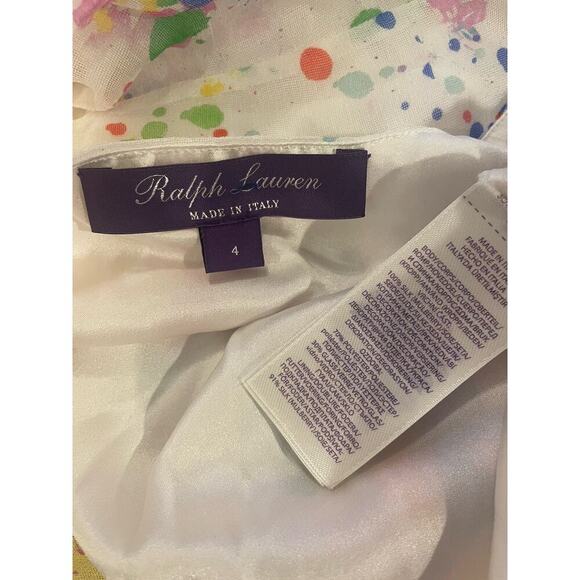 Ralph Lauren Collection Day Dress Silk Embroidered Floral Sequin Cocktail 4 $4k - Picture 10 of 16